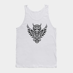 Spirit Owl : Clean Design of Owl Tank Top